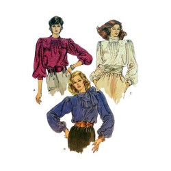 8778 VOG EZ PULLOVER 3/4 - LS COLLAR BLOUSE PATTERN 8-12